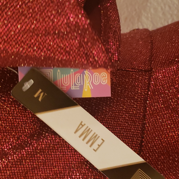 Lularoe elegant peplum top - Picture 2 of 5